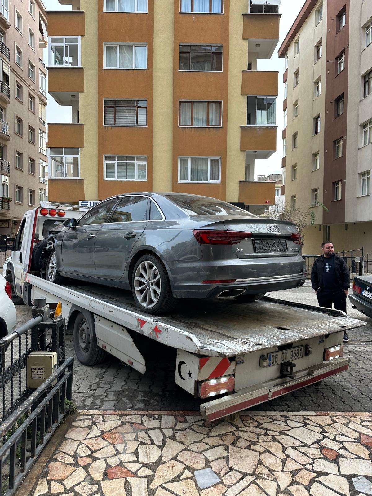 KAZA SONRASI AUDİ A4 TAMİRİ